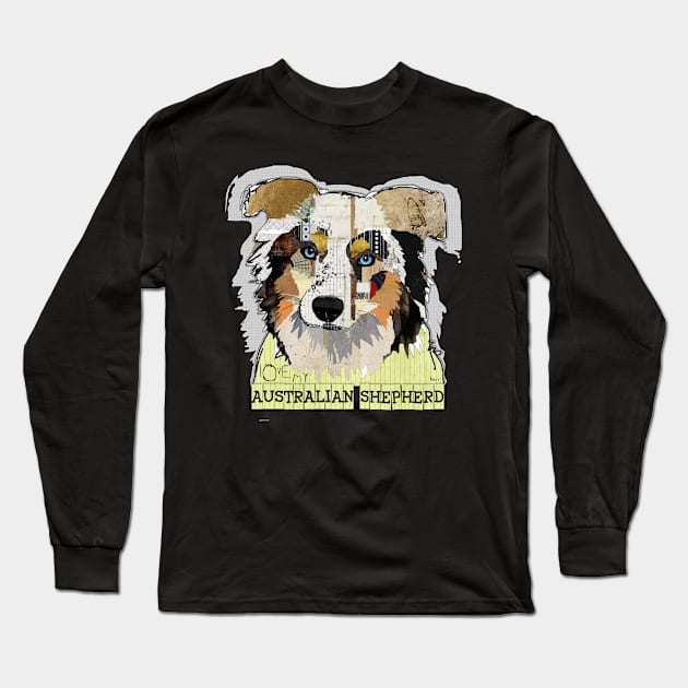 Australian Shepherd Long Sleeve T-Shirt by michelkeck